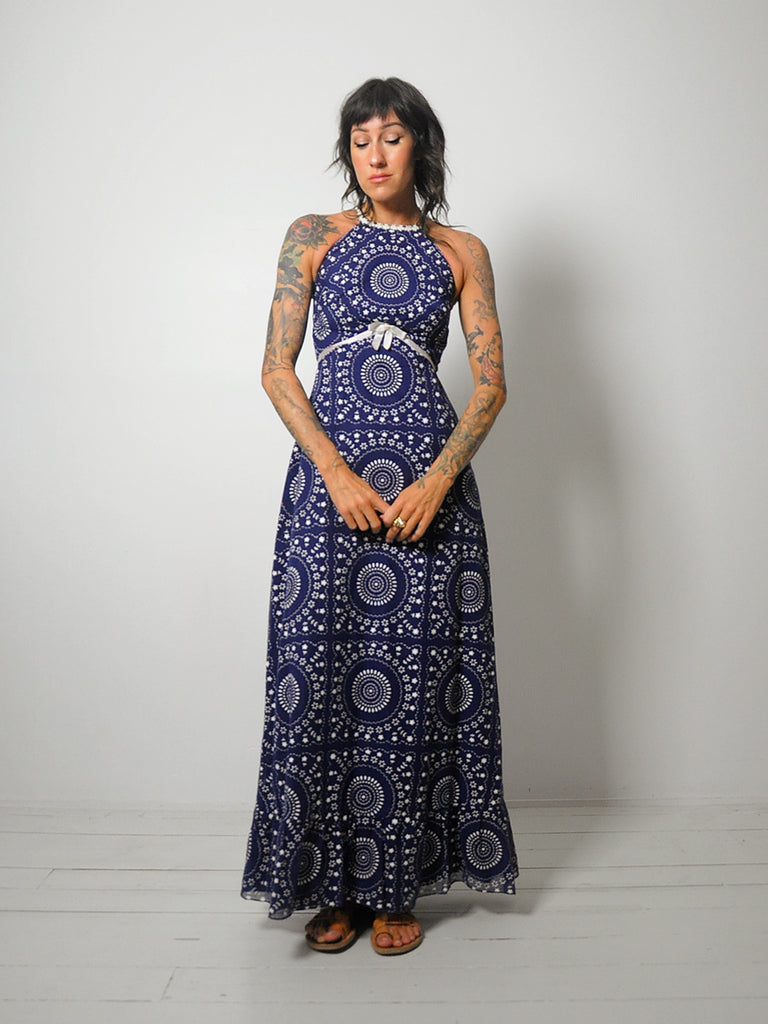 bandana print dress
